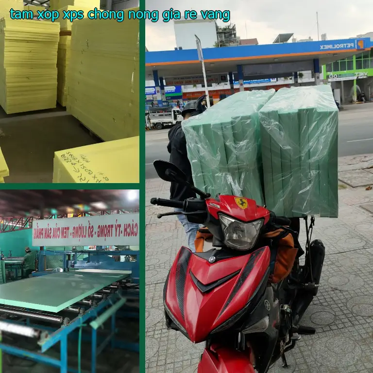 Tấm xốp XPS chống nóng giá rẻ Vàng