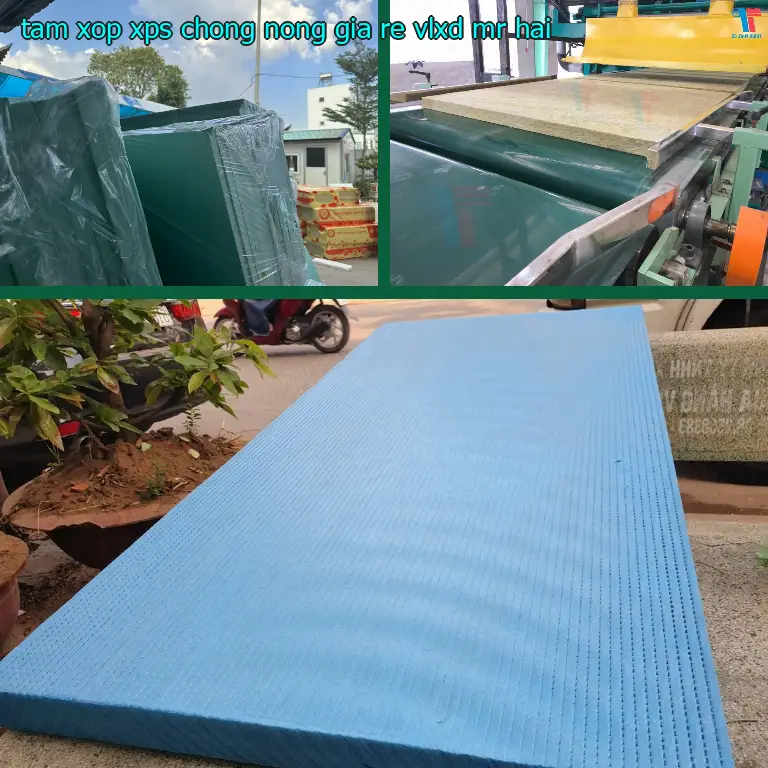 Tấm xốp XPS chống nóng giá rẻ VLXD Mr.HẢI