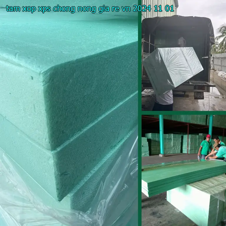 Ngày sản xuất tấm xốp XPS chống nóng giá rẻ VN: 2024-11-01