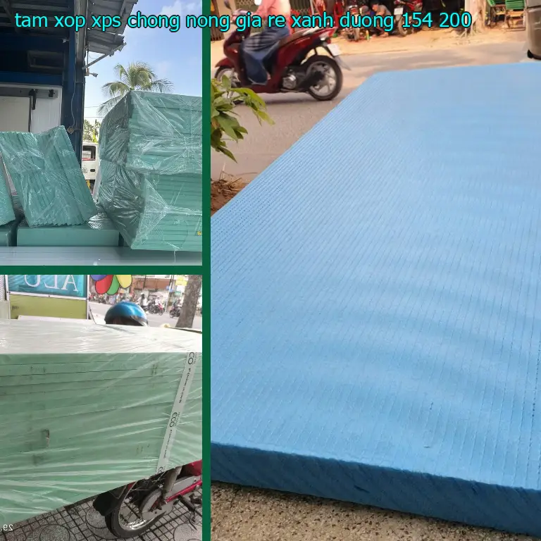 Đơn giá tấm xốp XPS chống nóng giá rẻ Xanh dương: 154.200₫ Đơn giá tấm xốp XPS chống nóng giá rẻ Xanh dương: 154.200₫
