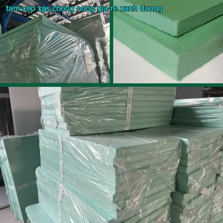 Tấm xốp XPS chống nóng giá rẻ Xanh dương