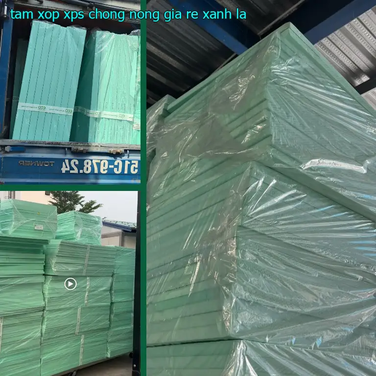 Tấm xốp XPS chống nóng giá rẻ Xanh lá