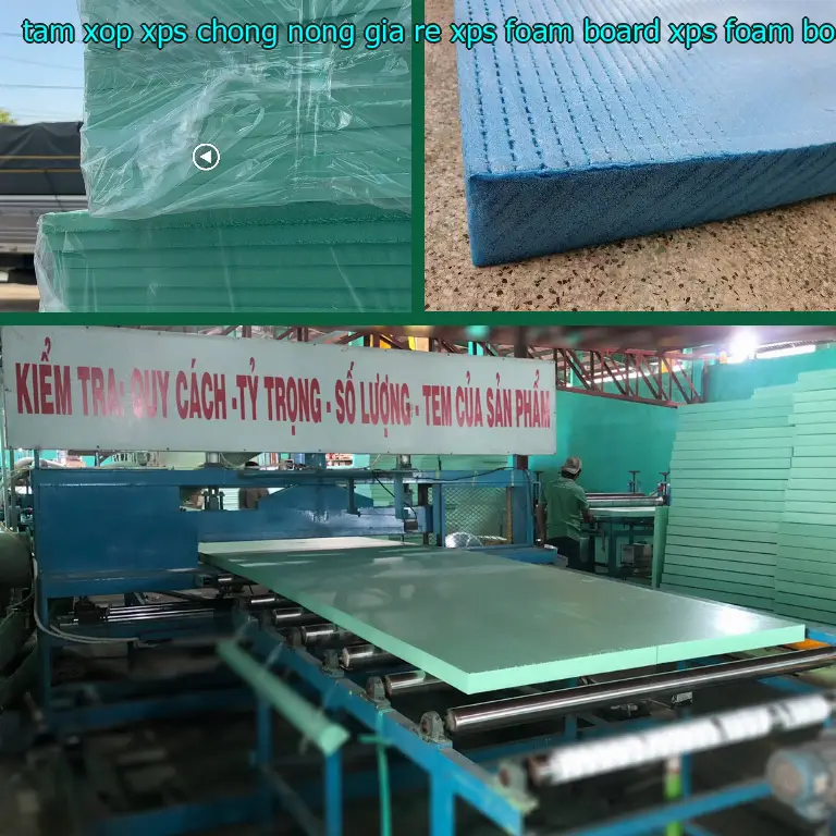 Danh mục tấm xốp XPS chống nóng giá rẻ XPS Foam Board: XPS Foam Board