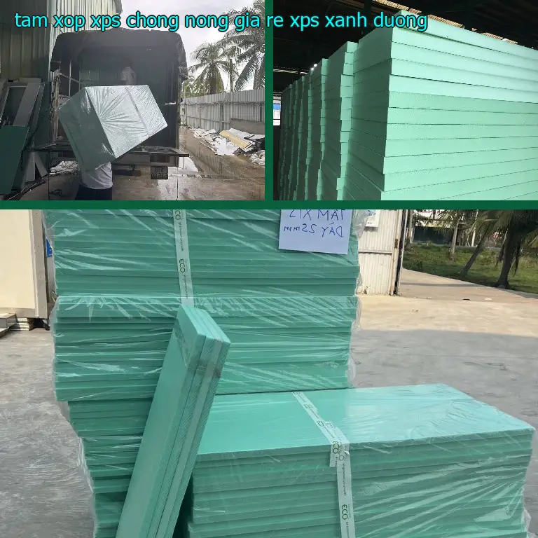 Màu sắc tấm xốp XPS chống nóng giá rẻ XPS: Xanh dương Màu sắc tấm xốp XPS chống nóng giá rẻ XPS: Xanh dương