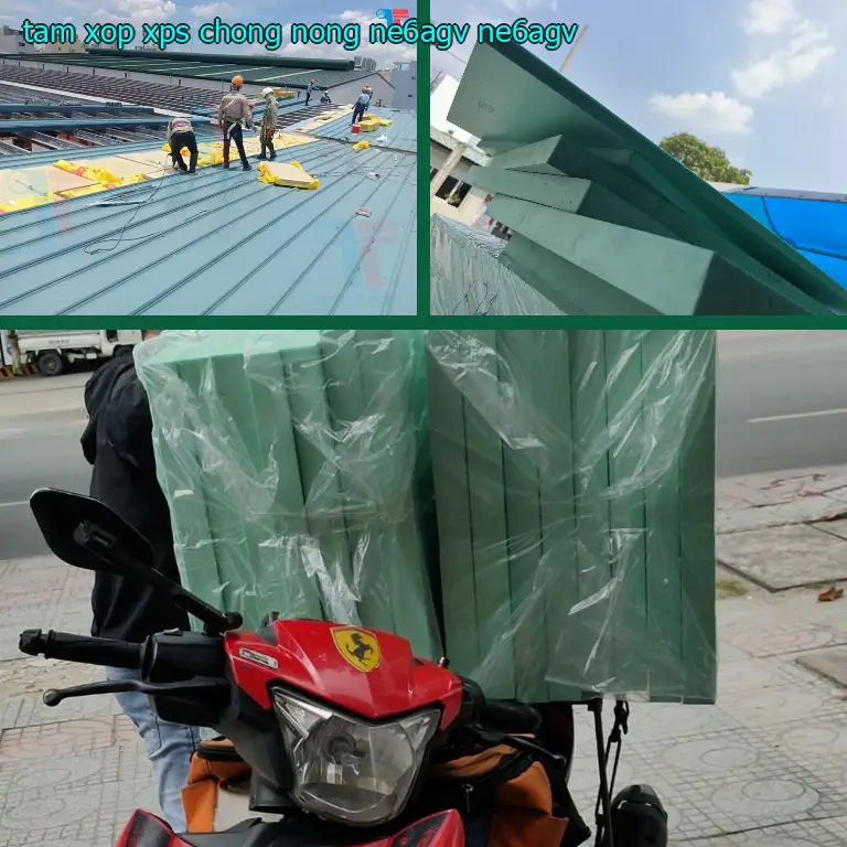 Model tấm xốp XPS chống nóng NE6AGV: NE6AGV