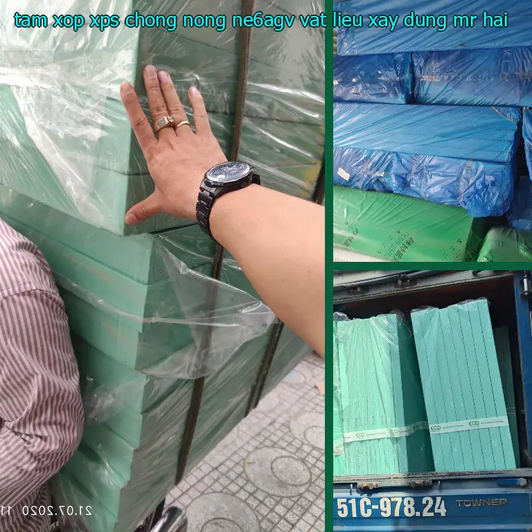 Nhà cung cấp tấm xốp XPS chống nóng NE6AGV: Vật Liệu Xây Dựng Mr.HẢI