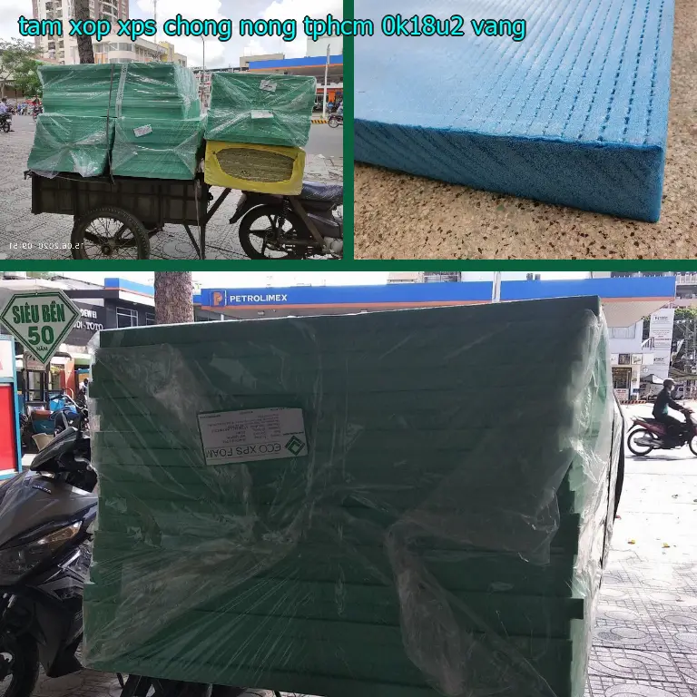 Màu sắc tấm xốp XPS chống nóng TpHCM 0K18U2: Vàng Màu sắc tấm xốp XPS chống nóng TpHCM 0K18U2: Vàng