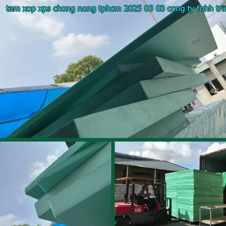 Nhà sản xuất tấm xốp XPS chống nóng TpHCM 2025-03-03: Công ty TNHH Triệu Hổ