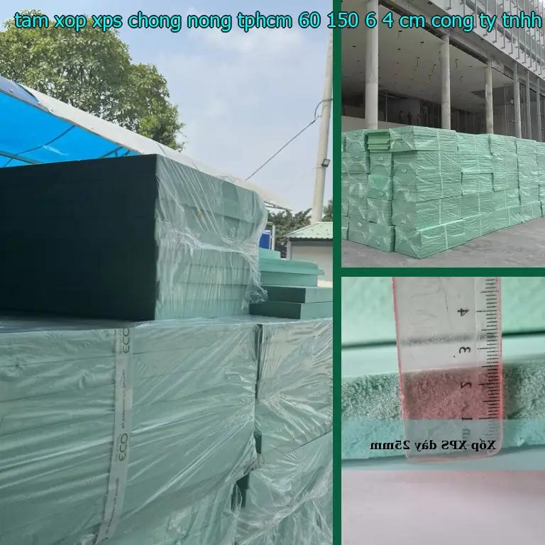 Nhà sản xuất tấm xốp XPS chống nóng TpHCM 60*150*6.4 cm: Công ty TNHH cách nhiệt Thịnh Phát Nhà sản xuất tấm xốp XPS chống nóng TpHCM 60*150*6.4 cm: Công ty TNHH cách nhiệt Thịnh Phát