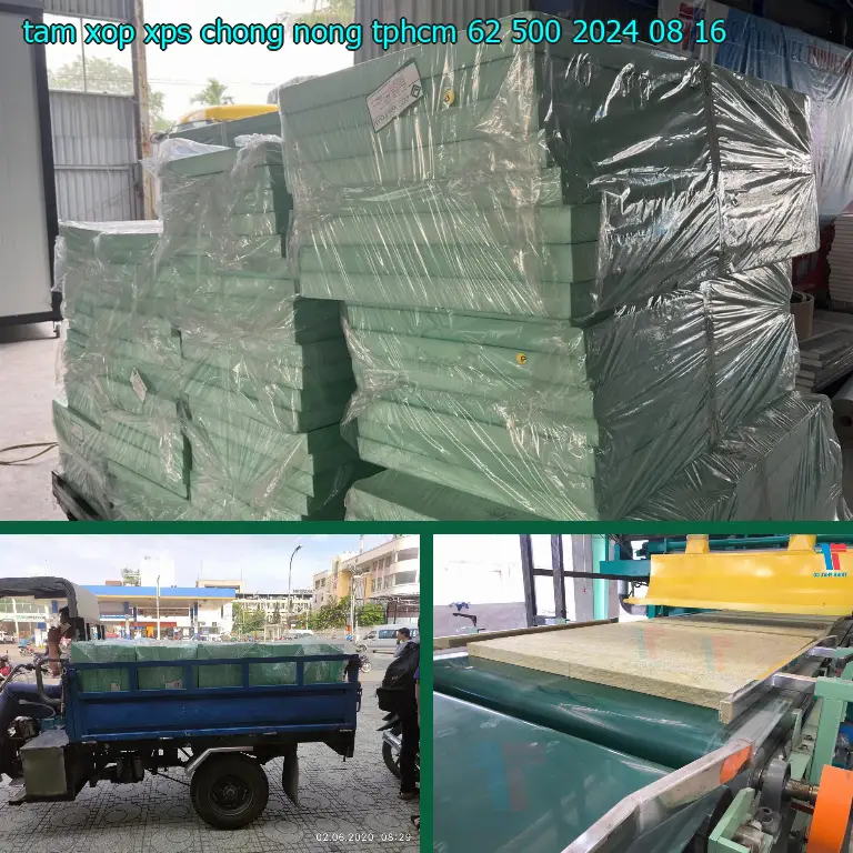 Ngày sản xuất tấm xốp XPS chống nóng TpHCM 62.500₫: 2024-08-16 Ngày sản xuất tấm xốp XPS chống nóng TpHCM 62.500₫: 2024-08-16