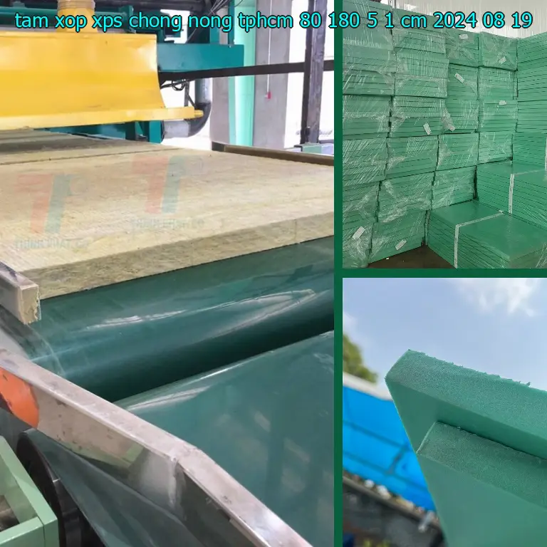 Ngày sản xuất tấm xốp XPS chống nóng TpHCM 80*180*5.1 cm: 2024-08-19 Ngày sản xuất tấm xốp XPS chống nóng TpHCM 80*180*5.1 cm: 2024-08-19