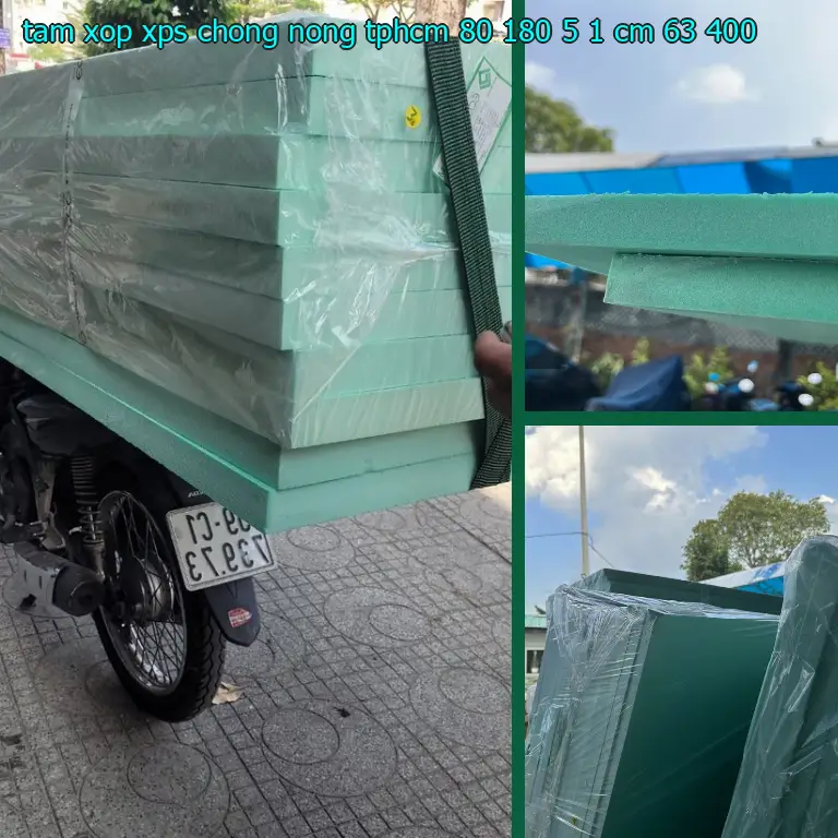Giá tấm xốp XPS chống nóng TpHCM 80*180*5.1 cm: 63.400₫ Giá tấm xốp XPS chống nóng TpHCM 80*180*5.1 cm: 63.400₫