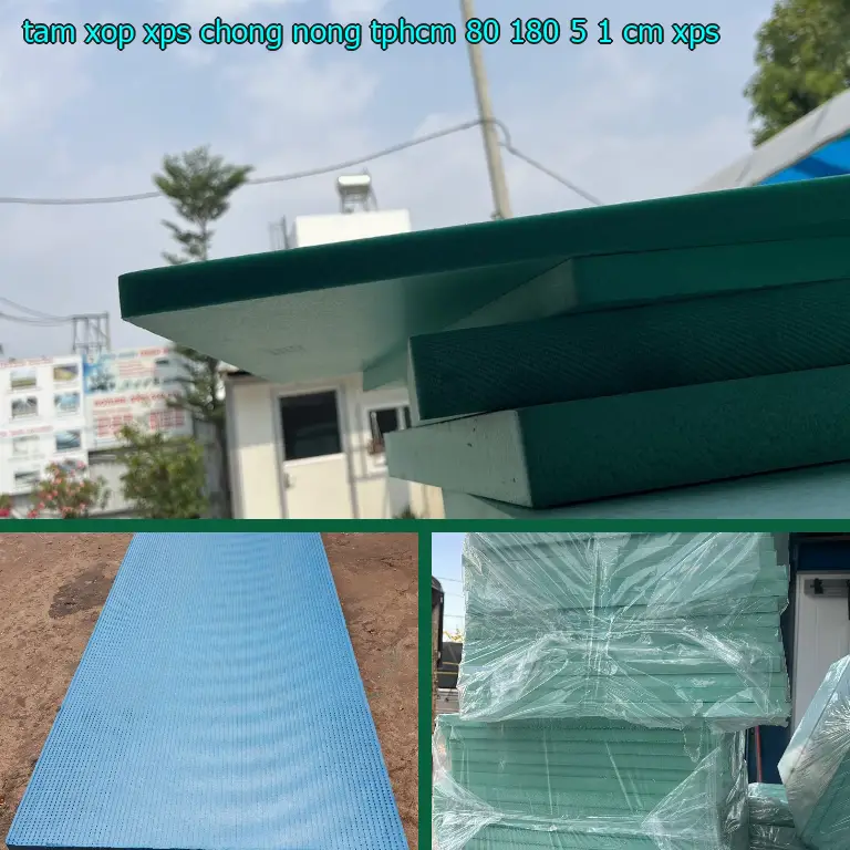 Chất liệu tấm xốp XPS chống nóng TpHCM 80*180*5.1 cm: XPS Chất liệu tấm xốp XPS chống nóng TpHCM 80*180*5.1 cm: XPS