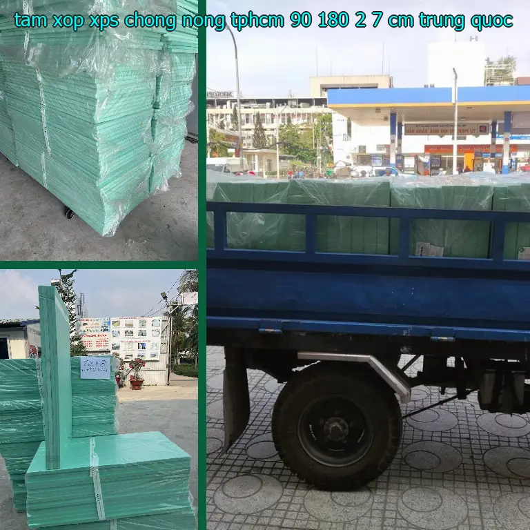 Xuất xứ tấm xốp XPS chống nóng TpHCM 90*180*2.7 cm: Trung Quốc Xuất xứ tấm xốp XPS chống nóng TpHCM 90*180*2.7 cm: Trung Quốc