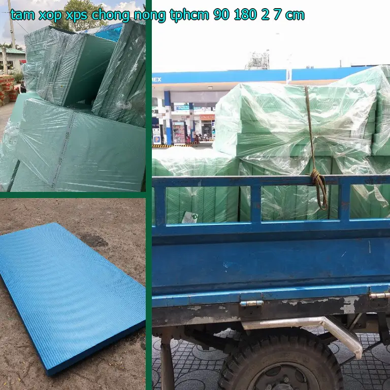 Tấm xốp XPS chống nóng TpHCM 90*180*2.7 cm