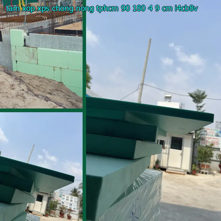 Model tấm xốp XPS chống nóng TpHCM 90*180*4.9 cm: I4CB8V Model tấm xốp XPS chống nóng TpHCM 90*180*4.9 cm: I4CB8V