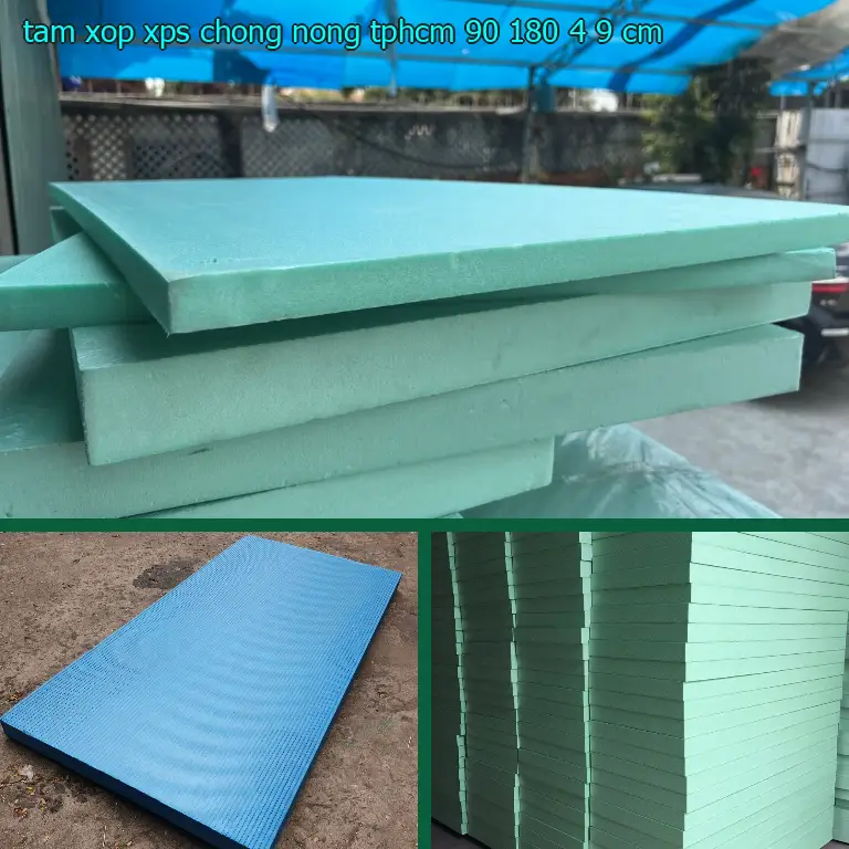Tấm xốp XPS chống nóng TpHCM 90*180*4.9 cm