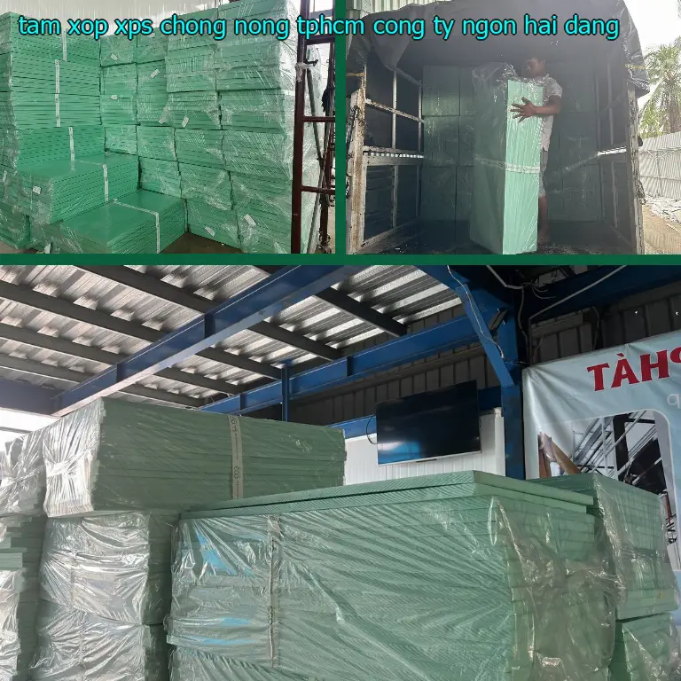 Tấm xốp XPS chống nóng TpHCM Công ty Ngọn Hải Đăng