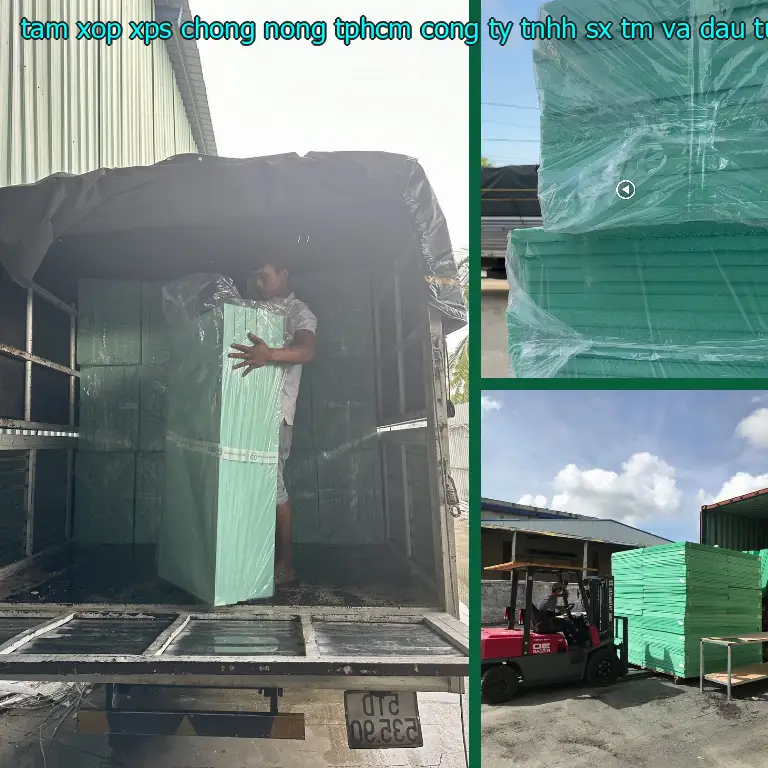 Chất liệu tấm xốp XPS chống nóng TpHCM Công ty TNHH SX TM và đầu tư Tiến Phong: Extruded Polystyrene
