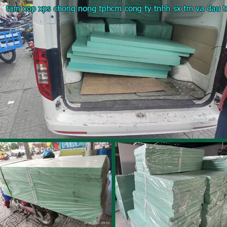 Tấm xốp XPS chống nóng TpHCM Công ty TNHH SX TM và đầu tư Tiến Phong