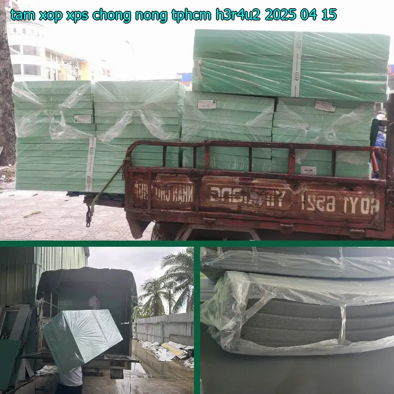 Ngày sản xuất tấm xốp XPS chống nóng TpHCM H3R4U2: 2025-04-15
