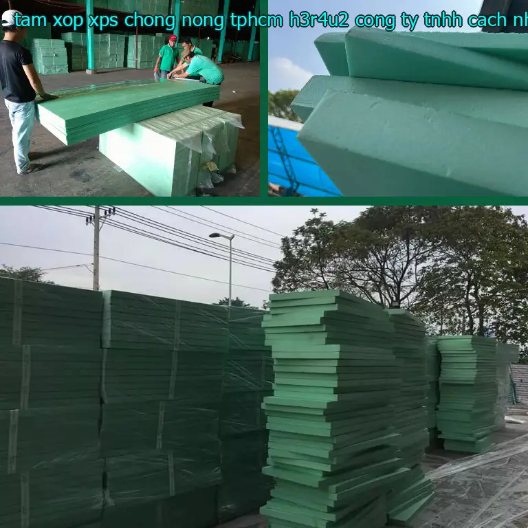 Nhà sản xuất tấm xốp XPS chống nóng TpHCM H3R4U2: Công ty TNHH cách nhiệt Á Châu