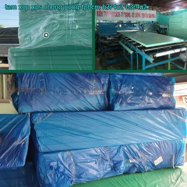 Model tấm xốp XPS chống nóng TpHCM H3R4U2: H3R4U2