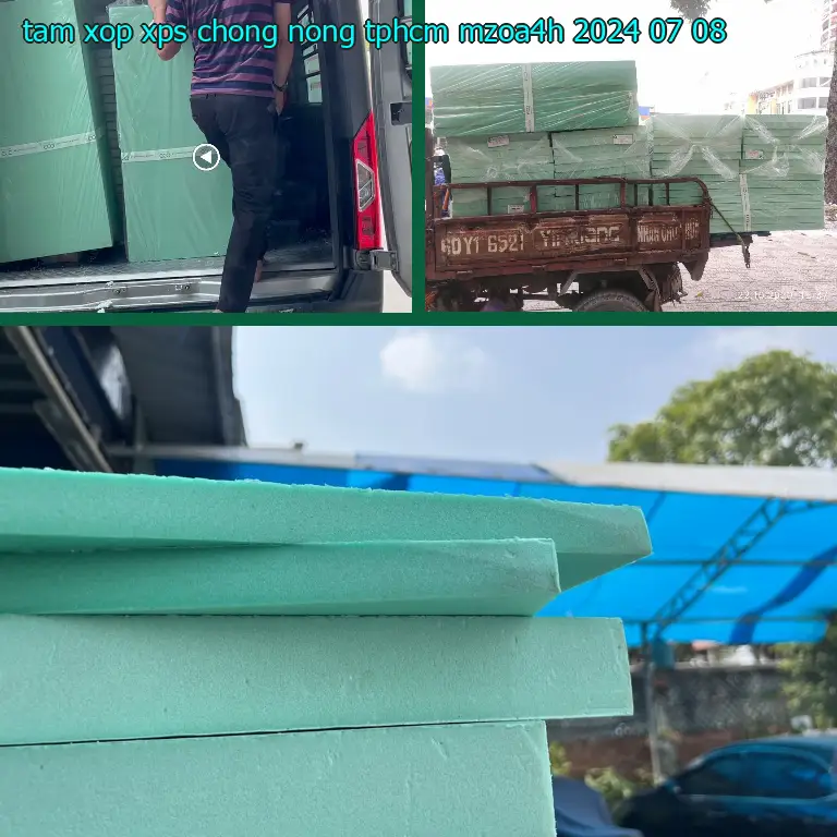 Ngày sản xuất tấm xốp XPS chống nóng TpHCM MZOA4H: 2024-07-08