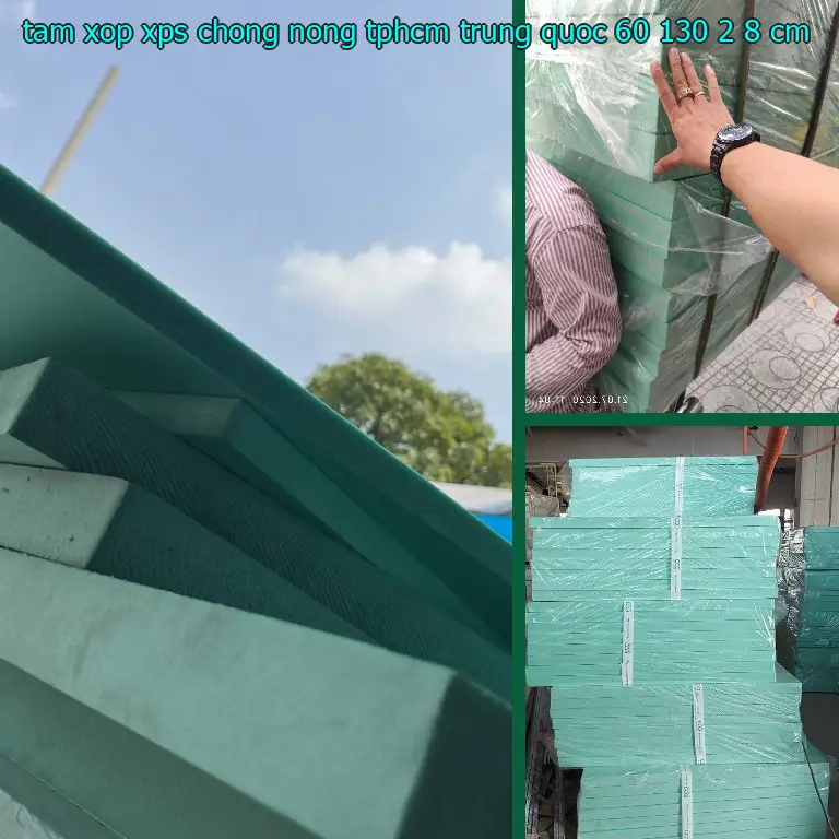 Kích thước tấm xốp XPS chống nóng TpHCM Trung Quốc: 60*130*2.8 cm Kích thước tấm xốp XPS chống nóng TpHCM Trung Quốc: 60*130*2.8 cm