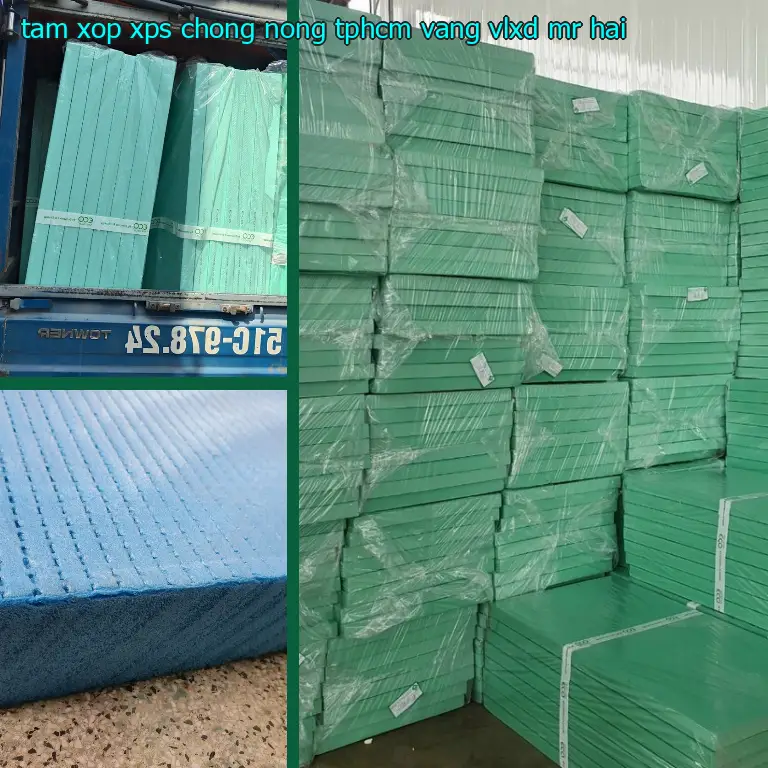 Nhà cung cấp tấm xốp XPS chống nóng TpHCM Vàng: VLXD Mr.HẢI