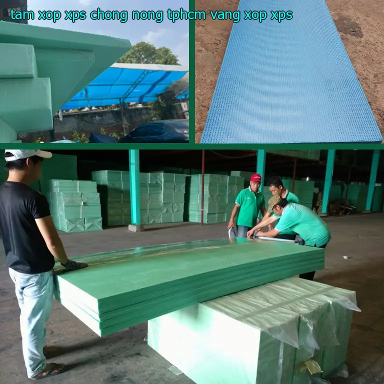 Danh mục tấm xốp XPS chống nóng TpHCM Vàng: Xốp XPS