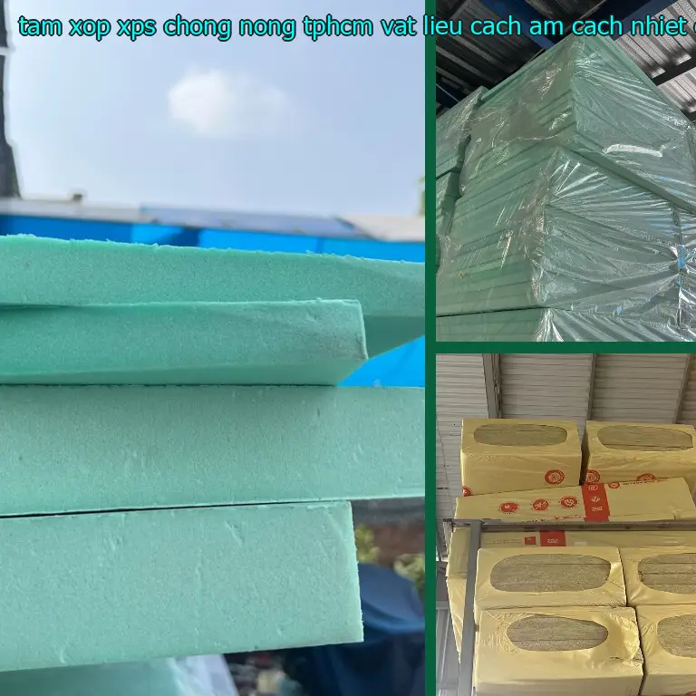 Tấm xốp XPS chống nóng TpHCM Vật liệu cách âm cách nhiệt Cát Tường