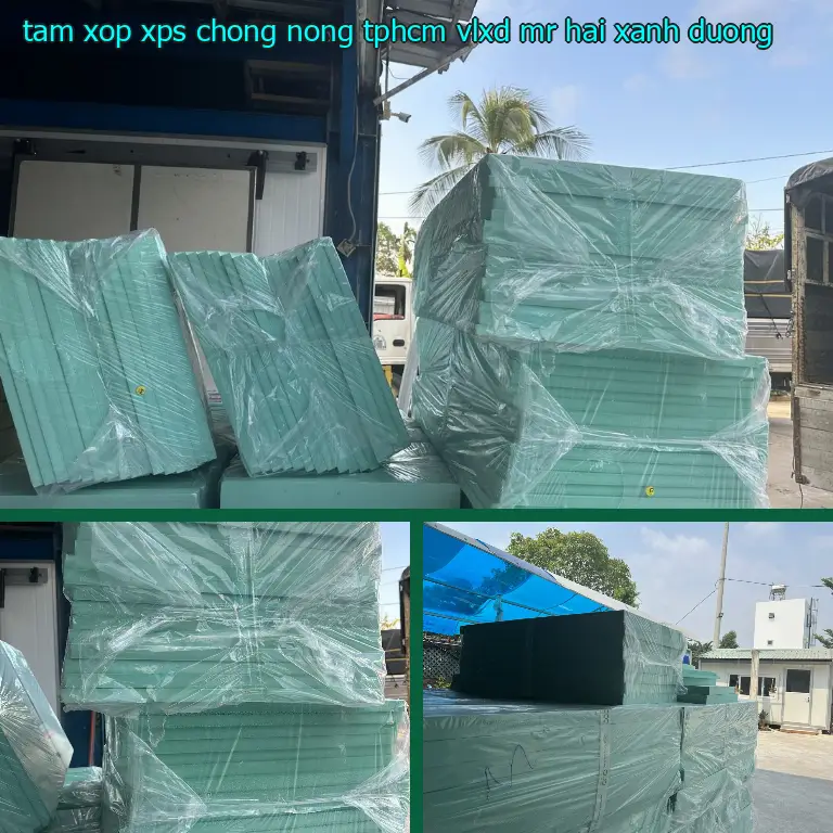 Màu sắc tấm xốp XPS chống nóng TpHCM VLXD Mr.HẢI: Xanh dương