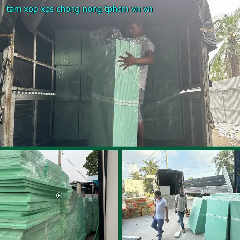 Xuất xứ tấm xốp XPS chống nóng TpHCM VN: VN
