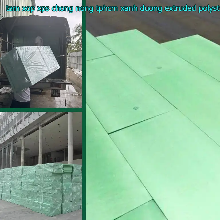 Chất liệu tấm xốp XPS chống nóng TpHCM Xanh dương: Extruded Polystyrene Chất liệu tấm xốp XPS chống nóng TpHCM Xanh dương: Extruded Polystyrene