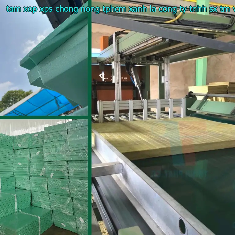 Nhà sản xuất tấm xốp XPS chống nóng TpHCM Xanh lá: Công ty TNHH SX TM và đầu tư Tiến Phong