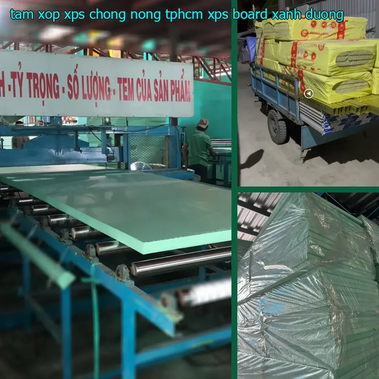 Màu sắc tấm xốp XPS chống nóng TpHCM XPS Board: Xanh dương