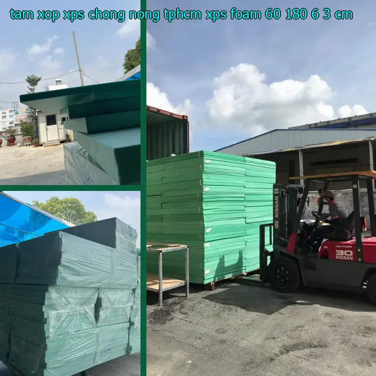 Kích thước tấm xốp XPS chống nóng TpHCM XPS Foam: 60*180*6.3 cm Kích thước tấm xốp XPS chống nóng TpHCM XPS Foam: 60*180*6.3 cm