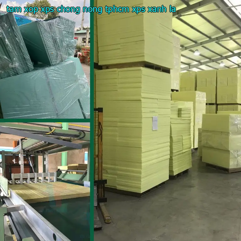 Màu sắc tấm xốp XPS chống nóng TpHCM XPS: Xanh lá