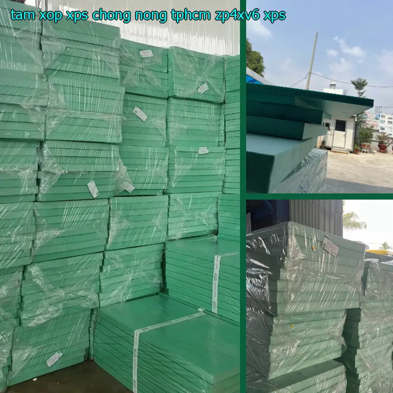 Chất liệu tấm xốp XPS chống nóng TpHCM ZP4XV6: XPS