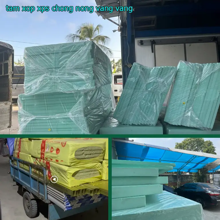 Màu sắc tấm xốp XPS chống nóng Vàng: Vàng