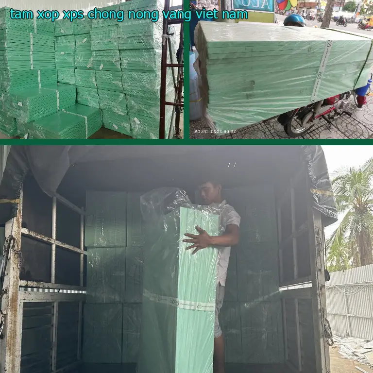 Xuất xứ tấm xốp XPS chống nóng Vàng: Việt Nam