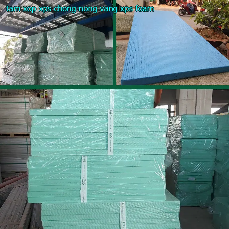 Danh mục tấm xốp XPS chống nóng Vàng: XPS Foam
