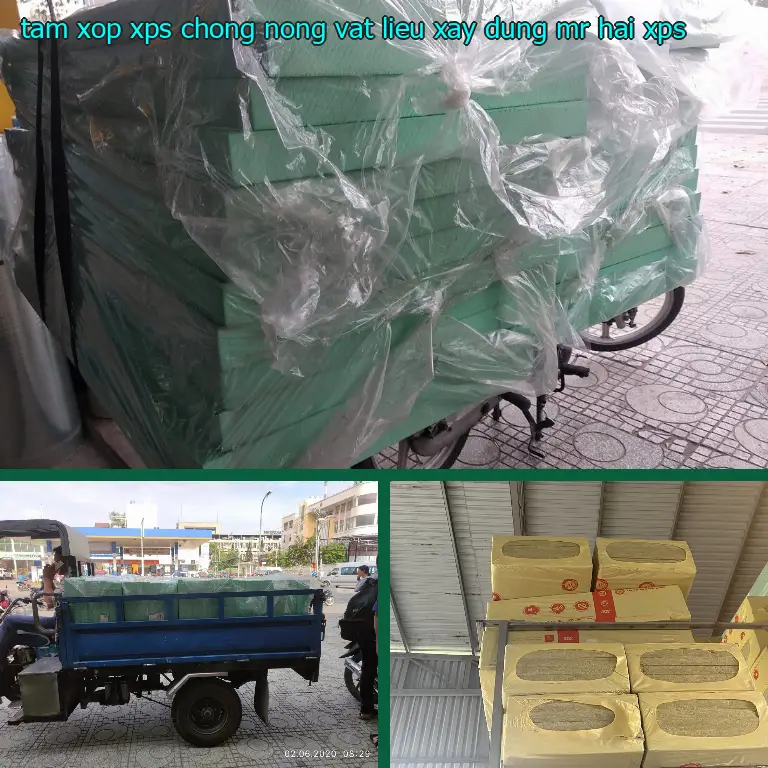 Chất liệu tấm xốp XPS chống nóng Vật Liệu Xây Dựng Mr.HẢI: XPS