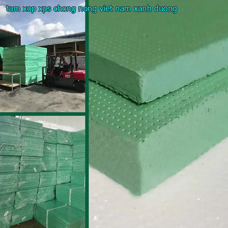 Màu sắc tấm xốp XPS chống nóng Viet Nam: Xanh dương Màu sắc tấm xốp XPS chống nóng Viet Nam: Xanh dương