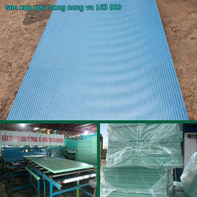 Đơn giá tấm xốp XPS chống nóng VN: 163.000₫ Đơn giá tấm xốp XPS chống nóng VN: 163.000₫