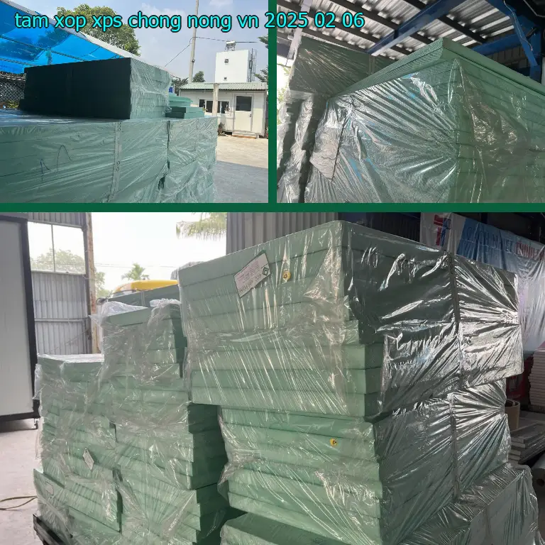 Ngày sản xuất tấm xốp XPS chống nóng VN: 2025-02-06 Ngày sản xuất tấm xốp XPS chống nóng VN: 2025-02-06