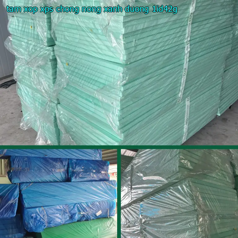 Model tấm xốp XPS chống nóng Xanh dương: 1ID42G Model tấm xốp XPS chống nóng Xanh dương: 1ID42G