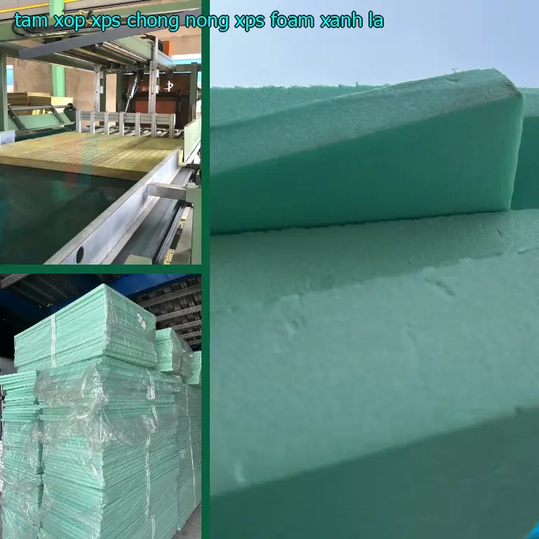 Màu sắc tấm xốp XPS chống nóng XPS Foam: Xanh lá Màu sắc tấm xốp XPS chống nóng XPS Foam: Xanh lá