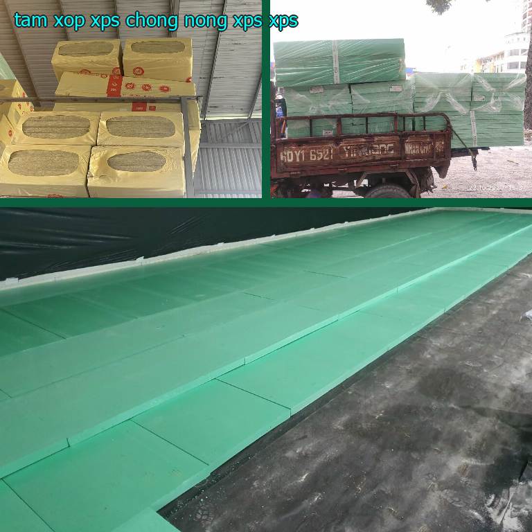 Chất liệu tấm xốp XPS chống nóng XPS: XPS